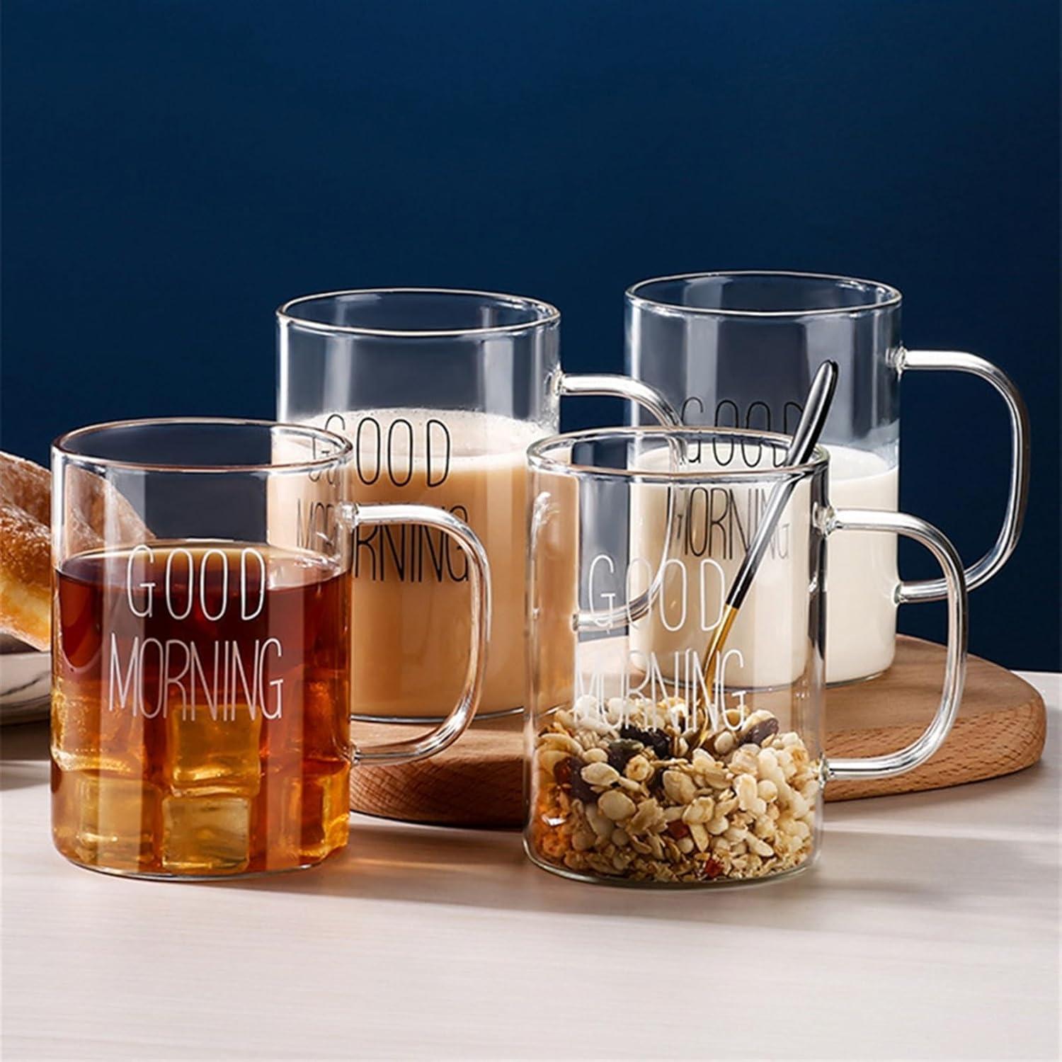 Taza Vidrio Good Morning 500 ML