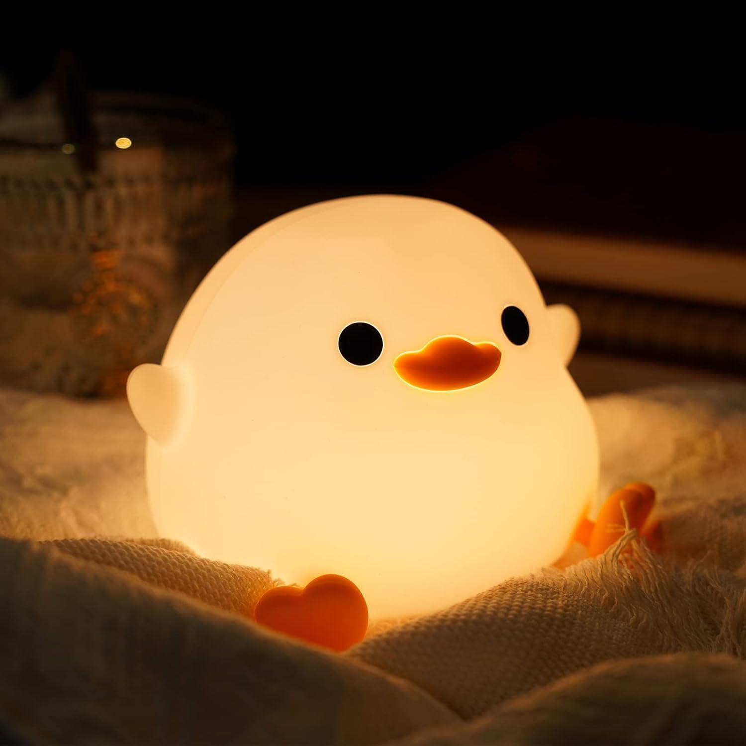 Luz Noche Siliconada Infantil Pollito