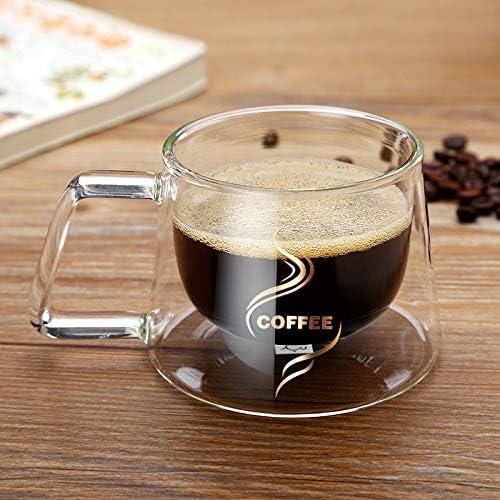 Taza Doble Vidrio Coffee 250 ML