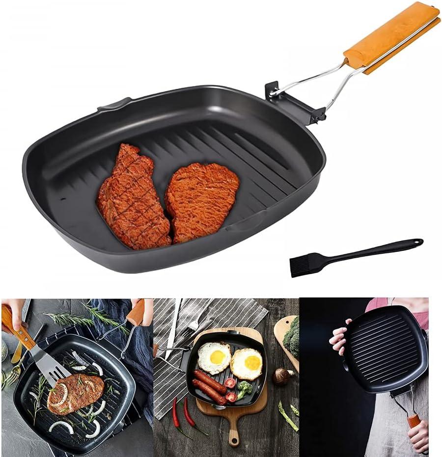Bifera Grill Mango Madera 28 CM