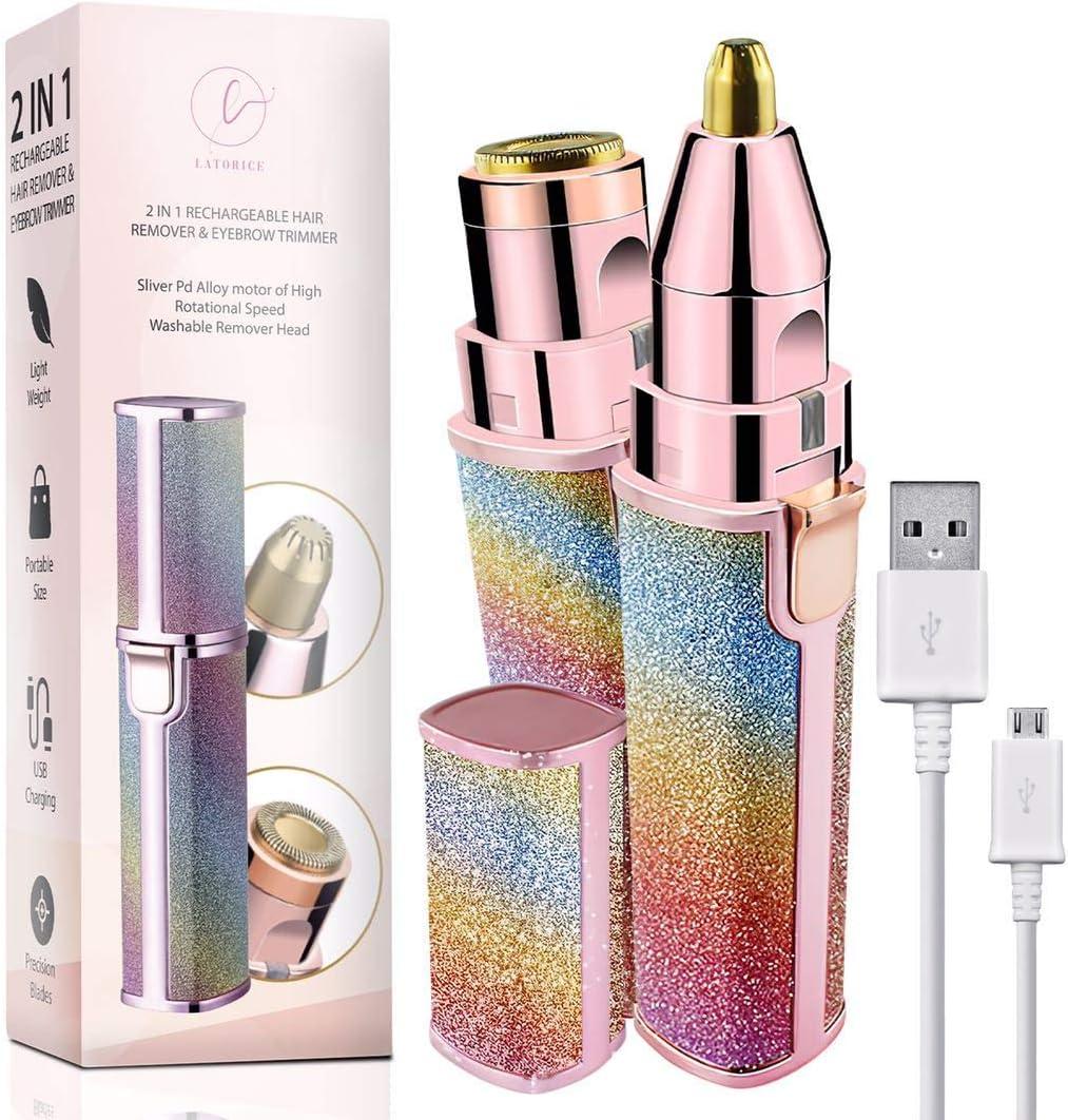 Depilador Facial Cejas Sin Dolor Recargable Usb