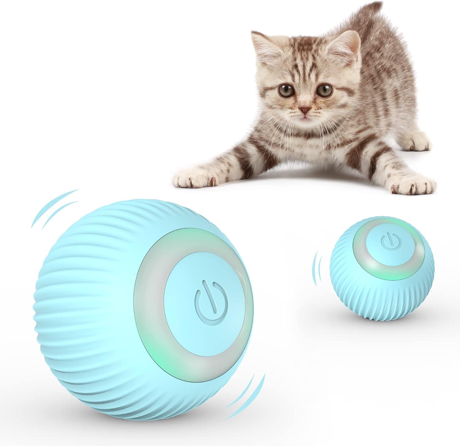 Juguete Gato Mascota Interactivo Recargable Usb Automático