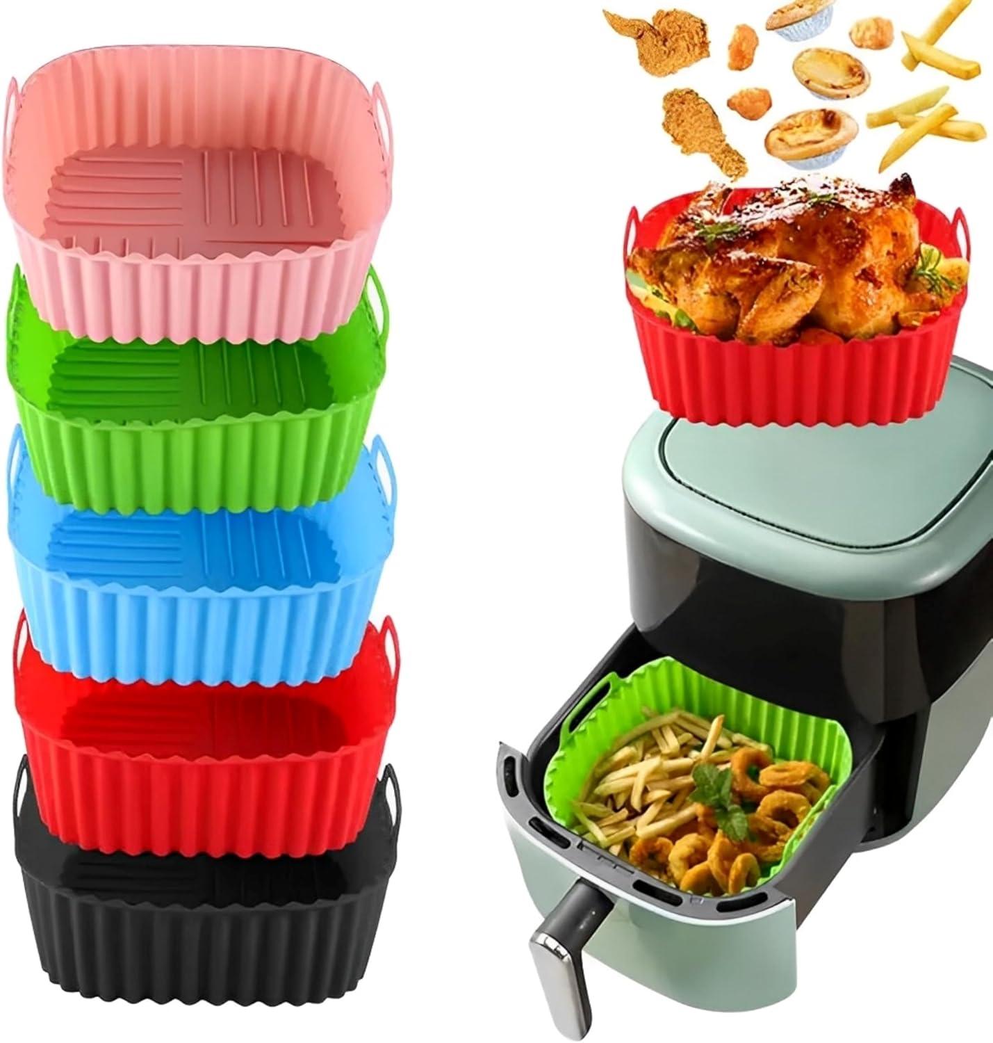 Molde Silicona Air Fryer Cuadrado