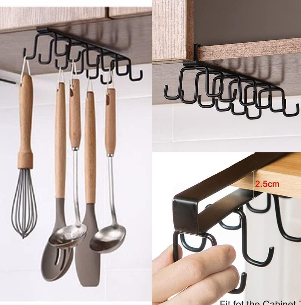 Porta Tazas Doble Metal Colgante 