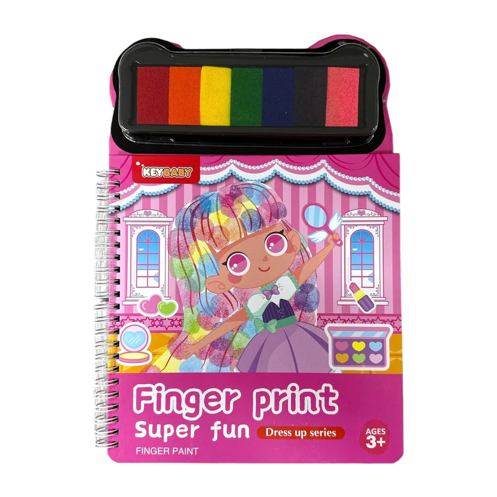 Libro Para Pintar Con Sellos Dedos