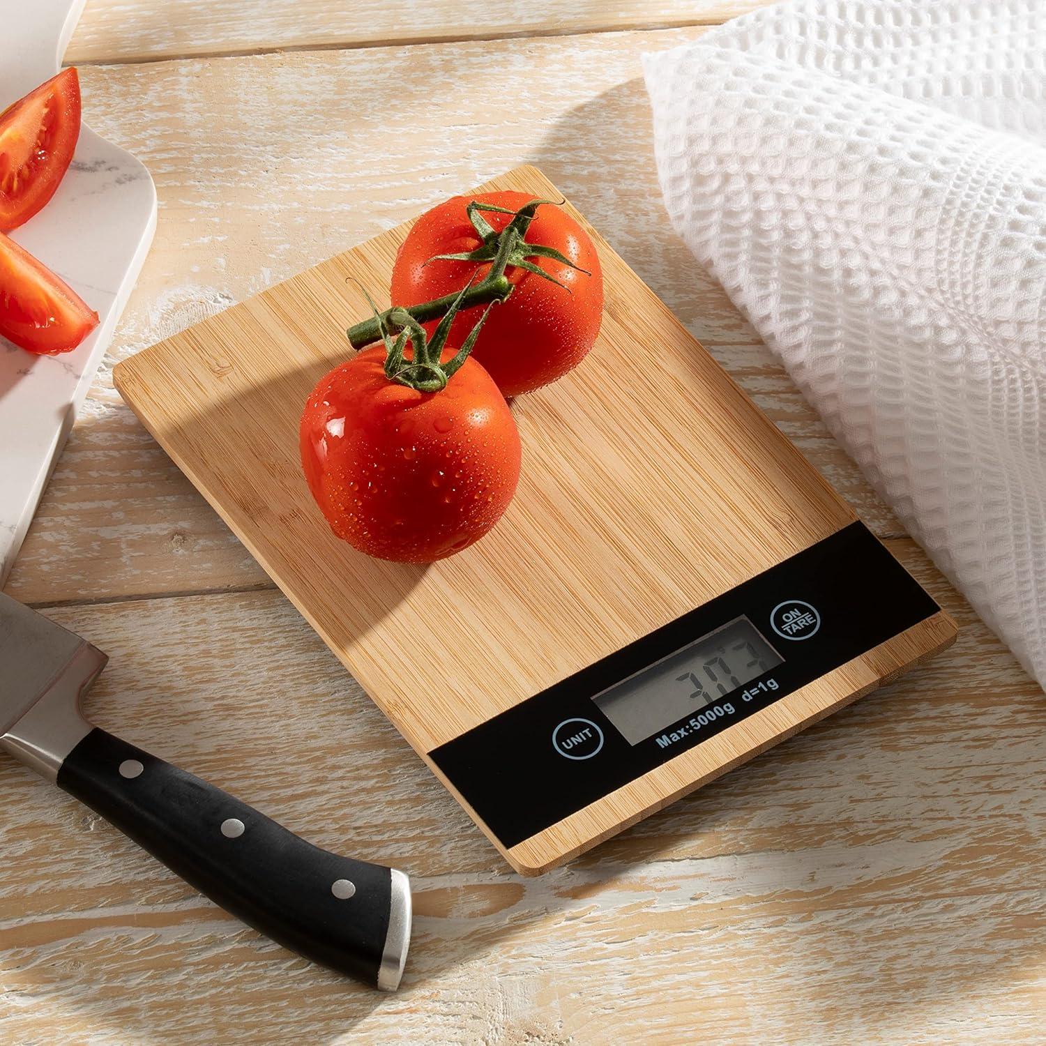 Balanza Cocina 5 KG Vidrio 