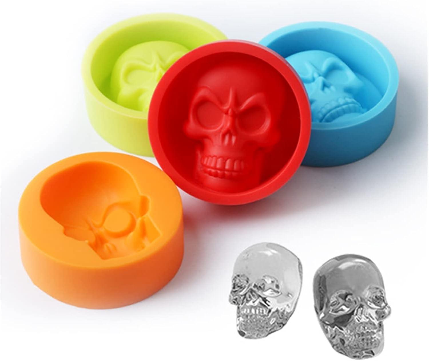 Molde Silicona Hielo Calavera 