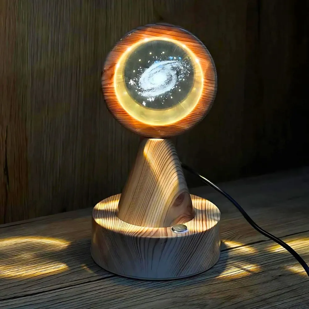 Lampara Galaxia Cristal 