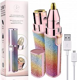 Depilador Facial Cejas Sin Dolor Recargable Usb