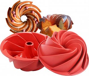 Molde Silicona Flan Espiral