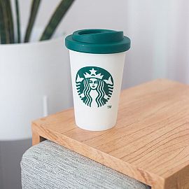 Vaso Starbucks Con Tapa Verde Novedad
